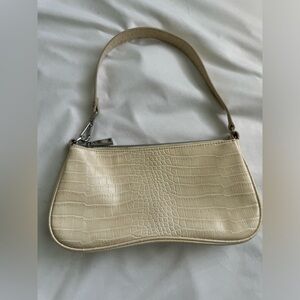 JW pei shoulder bag in ivory croc